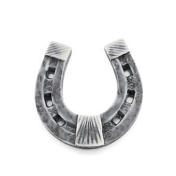 Магнит из мрамолита "Подкова" 57*57*10мм Радуга камня