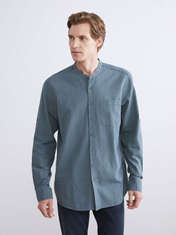 Regular Fit Uzun Kollu Poplin Erkek G?mlek