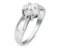 Кольцо, куб.циркон., МЦВА256