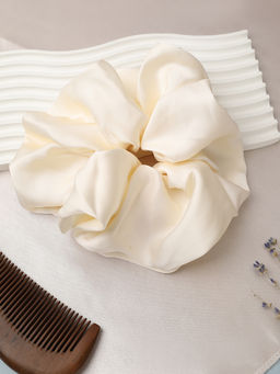 Резинка для волос 5 см атлас / 697 /уп 350/ (Бежевый)