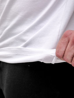 Футболка мужская классика Сaribou (белый) - CARIBOU фото 4