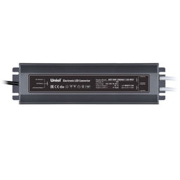 UET-VAF-200A67 12V IP67 2 выхода Блок питания ультратонкий, 200Вт. Металлический корпус. TM Uniel