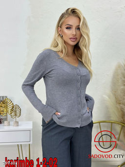 кофта женская на пуговицах - Bruno фото 8