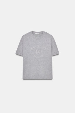 SHIMMER TEXT T-SHIRT - Zara фото 6