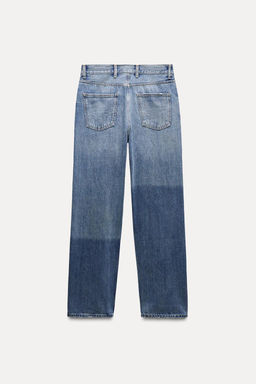 ZW COLLECTION PATCHWORK JEANS - Zara фото 9