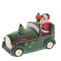 Конфетница "Санта",, 1500 мл, L25 W16 H16 см