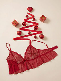 Balensiz Dolgusuz Dantelli Fantezi Bralet