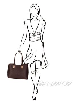 Сумка Модель №1297 | кожзам | гладкий | коричневый | Р908-2 | 29972 - L-craft фото 6