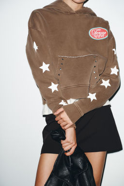 SLOGAN PRINT HOODIE - Zara фото 2