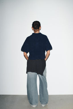 SHORT SLEEVE KNIT TOP - Zara фото 3