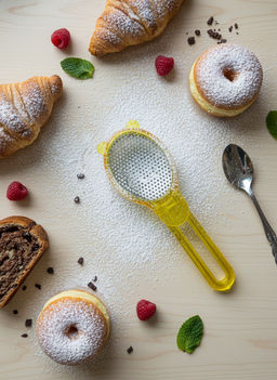 Цена за 2 шт. Сито-ложка для сахарной пудры/какао OLS-014-2 - Shanghai CO фото 3