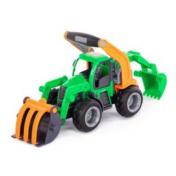 ГрипТрак, трактор-погрузчик с ковшом (в сеточке)