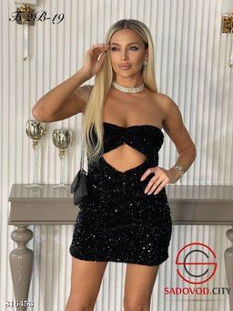 Платье женское с пайетками - Bruno фото 2