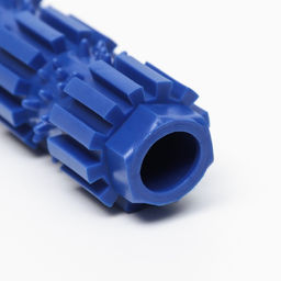Игрушка жевательная для собак Палка с шипами, TPR, 18 см, синяя - Пижон фото 4