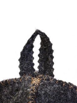 Шапка для бани вышивка "Хозяин бани", темная