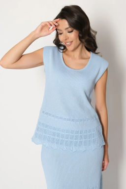 ЗЛАТА Джемпер И 024/голубой