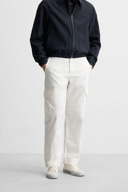 CANVAS CARGO TROUSERS - Zara фото 2