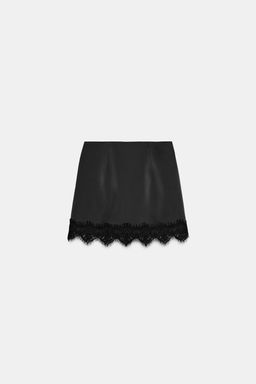 LACE HEM SKORT - Zara фото 6