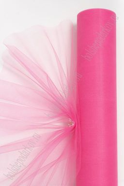 Фатин 50 см*25 ярд (SF-3780) ярко-розовый №35