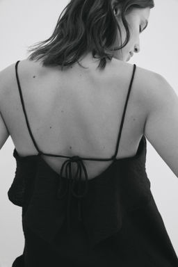 Top de tirantes espagueti en mezcla de viscosa - H&m фото 3