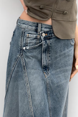 FALDA DENIM TRF ASIM?TRICA / Azul - Zara фото 5