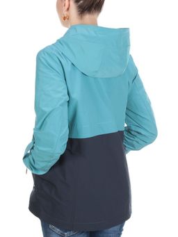 F2118 TURQUOISE Ветровка женская MAYYIYA (100% полиэстер) - Фабричный китай фото 4