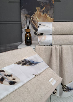 Полотенце Adora Роуч (дымчатый беж) 50х90см - Kazanov.a. фото 4