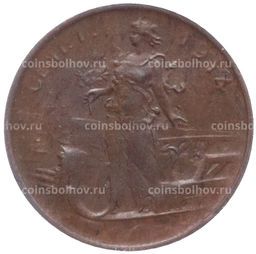 Монета 1 чентезимо 1914 года Италия