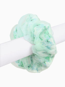 Цена за 2 шт. Резинка для волос «Цветы» зеленая, Винкс