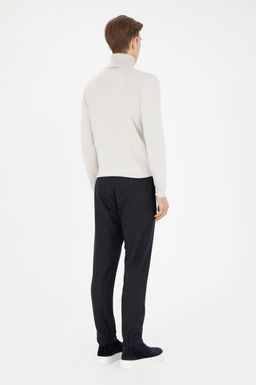 Erkek Jogger Fit Antrasit Kanvas Pantolon