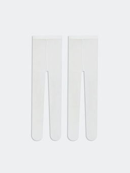 Basic ?nce K?z Bebek K?lotlu ?orap 2li