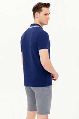 Мужская темно-синяя футболка с воротником-поло Неожиданная скидка в корзине - U.s. polo assn фото 12