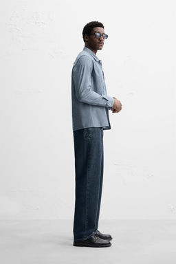 STRAIGHT-LEG CHINO JEANS - Zara фото 4