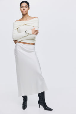 Jersey off-the-shoulder - H&m фото 7