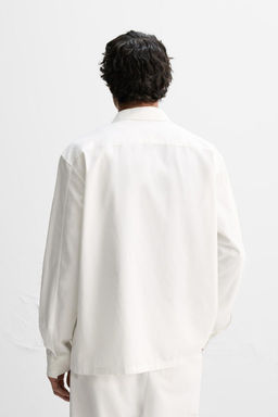 LYOCELL/COTTON OVERSHIRT - Zara фото 3