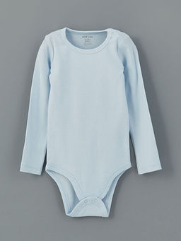 Bisiklet Yaka Erkek Bebek ??t??tl? Bodysuit 3l?