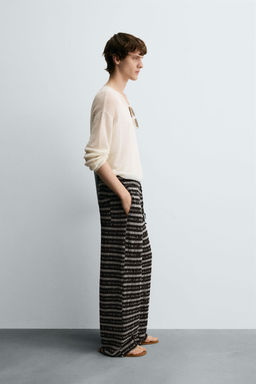 JACQUARD CUTWORK TROUSERS - Zara фото 4