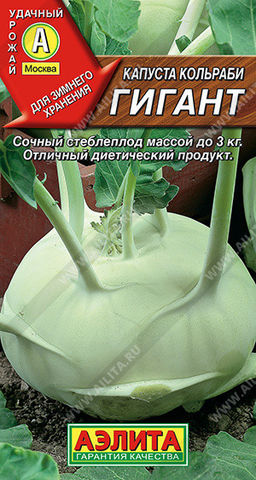 0491A Капуста кольраби Гигант 0,3гр