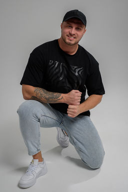 Футболка мужская 8507/1 оверсайз