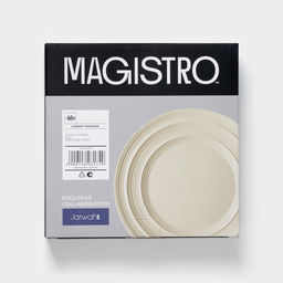 Тарелки Magistro Jarwah Lugerne, 21.4?2.4 см, набор 2 шт., фарфор, молочные