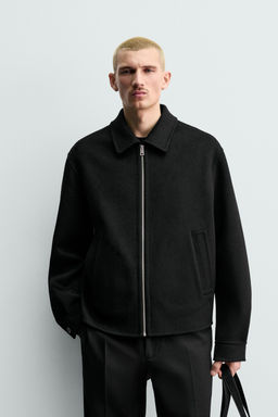 WOOL ZIP-UP JACKET ORIGINS - Zara фото 10
