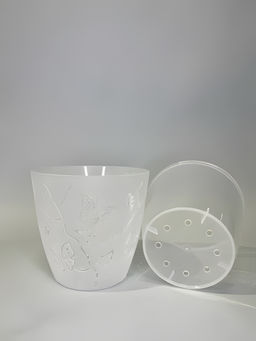 Горшок для орхидей Butterflies 0,7л d-115мм , арт. РТ1017