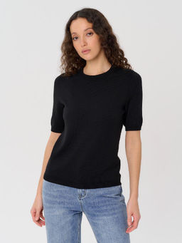 Футболка женская 1231152001 black - Eleganzza фото 2