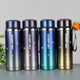 Термос Starry sky, dark blue (800 ml)