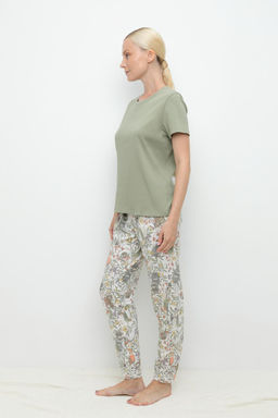 VERY NEAT _ Е 20116/оливковый хаки,эвкалипт пижама жен фото 2