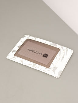 LACCOMA кредитница LA-6888-белый-серебристый натуральная кожа фото 4