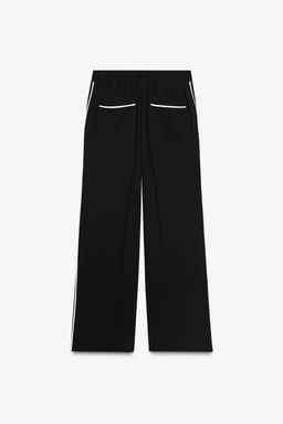 CONTRAST TRIM TROUSERS - Zara фото 21