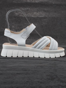 08-PED168-1 WHITE Босоножки женские (натуральная кожа)