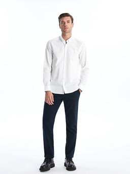 Slim Fit Uzun Kollu Oxford Erkek G?mlek