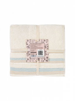 Набор махровых полотенец 50x90 голубой махровая ткань - Lucky фото 6